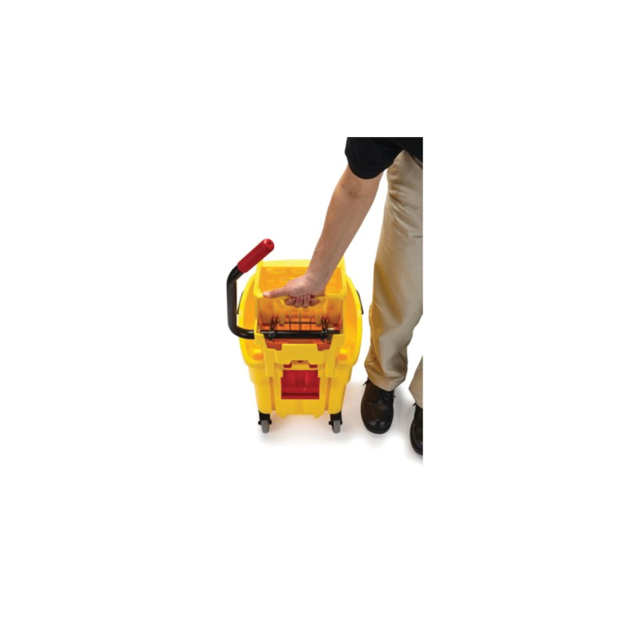 Wavebrake® Bucket/Wringer Combo 35 Qt Yellow Side Pres - Image 3